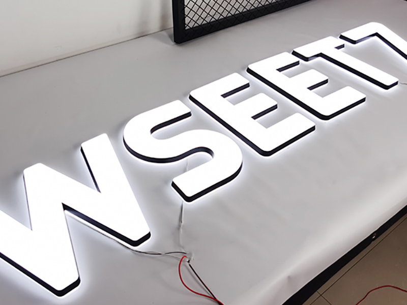 front lit signage
