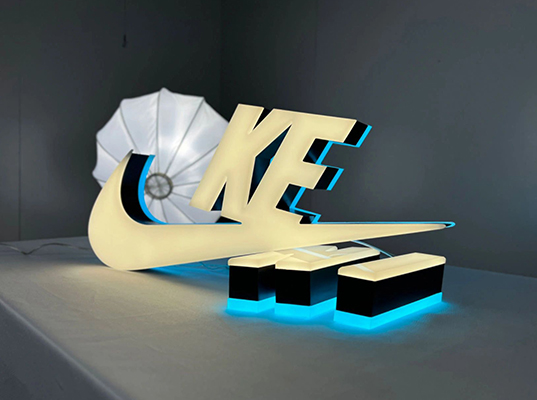 double side illuminated channel letters