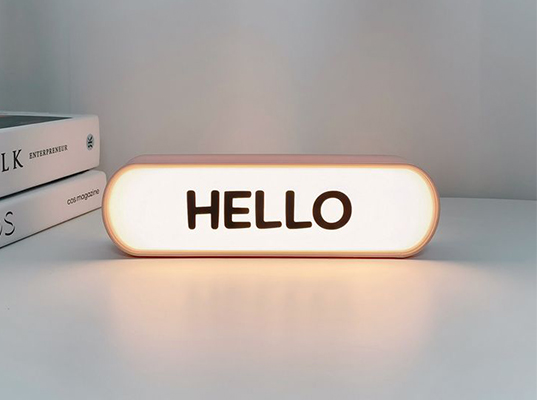 Hanging Cashier Light Box Sign
