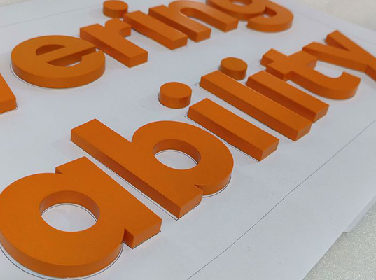 acrylic solid cut letters